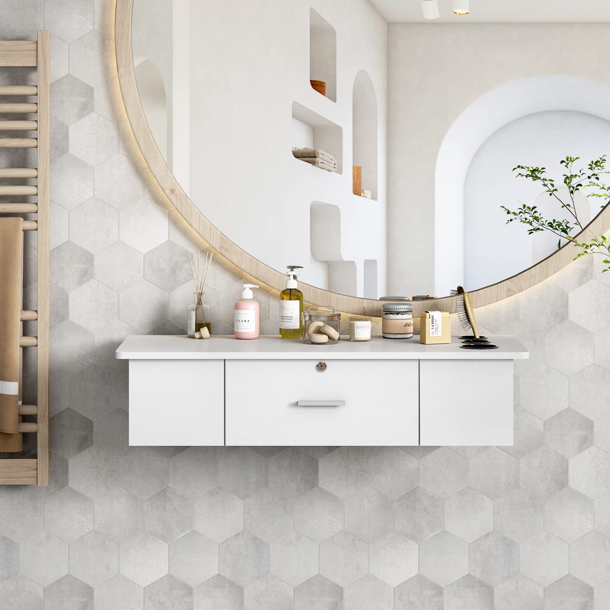 Amazon.com: RESHABLE Wall Mount Salon Stations for Hair Stylist